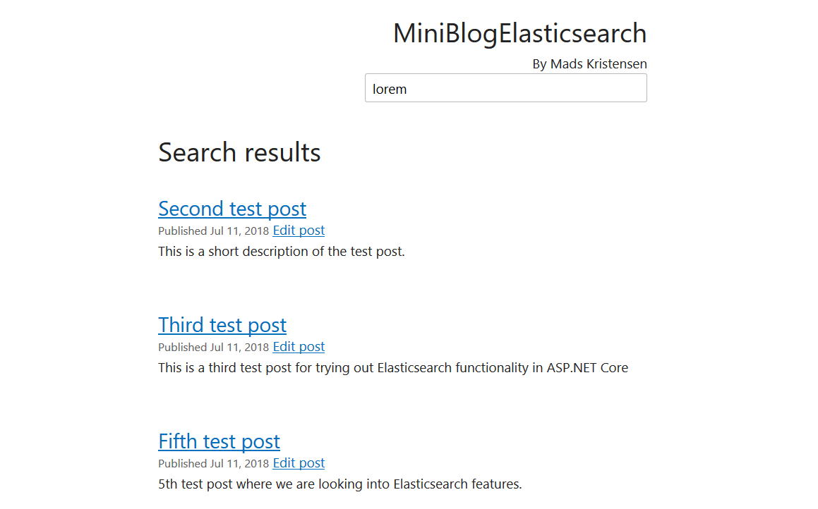 MiniBlog Search Results