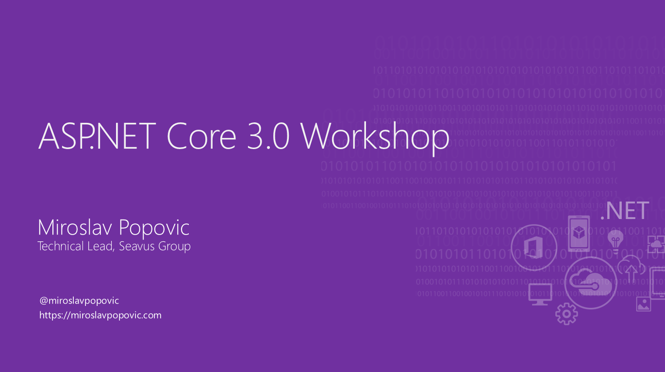 ASP.NET Core 3.0 Workshop